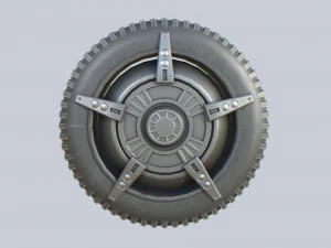 Scifi wheel 3D Model