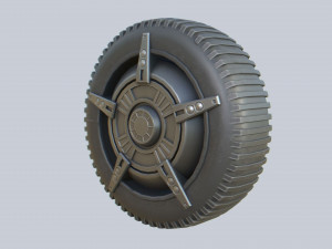 Scifi wheel 3D 模型
