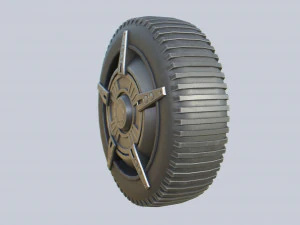 Scifi wheel 3D Model