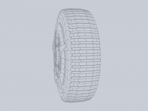 Scifi wheel 3D 模型