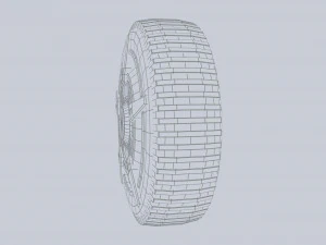 Scifi wheel 3D Model