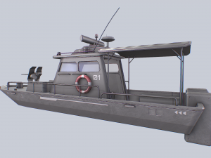 Maritime patrol vehicle Modelo 3D