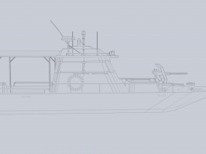 Maritime patrol vehicle Modelo 3D