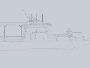 Maritime patrol vehicle 3D Model