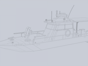 Maritime patrol vehicle Modelo 3D