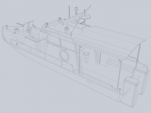 Maritime patrol vehicle Modelo 3D