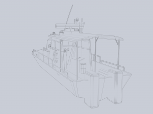 Maritime patrol vehicle Modelo 3D