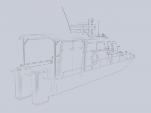 Maritime patrol vehicle Modelo 3D
