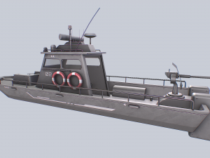 Maritime patrol vehicle 3D Model
