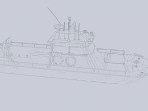 Maritime patrol vehicle 3D Model