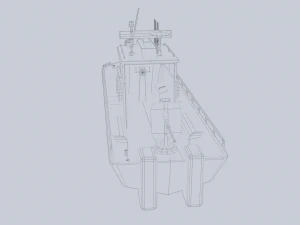Maritime patrol vehicle 3D Model