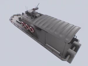 Maritime patrol vehicle 3D Model