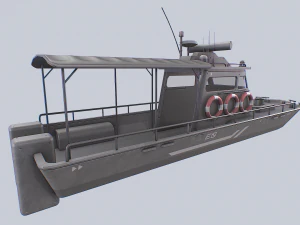 Maritime patrol vehicle 3D Model