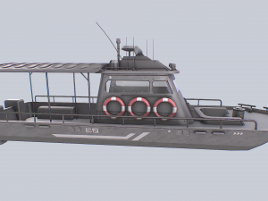 Maritime patrol vehicle Model 3D