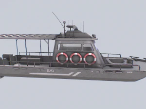 Maritime patrol vehicle 3D Model