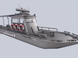 Maritime patrol vehicle 3D Model
