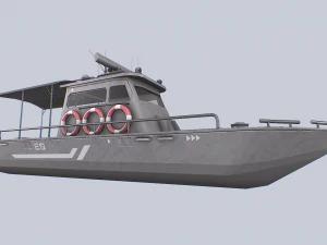 Maritime patrol vehicle 3D Model