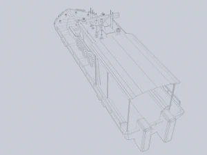 Maritime patrol vehicle 3D Model