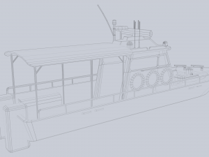 Maritime patrol vehicle Model 3D