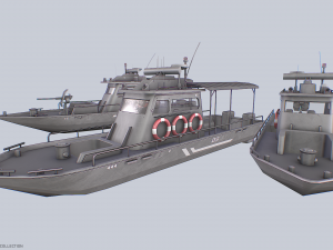 Maritime patrol vehicle collection Modelo 3D