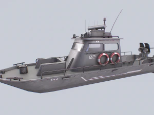 Maritime patrol vehicle collection 3D Model