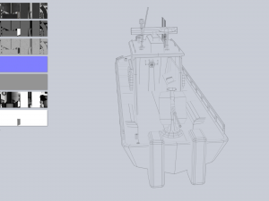 Maritime patrol vehicle collection 3D Модель