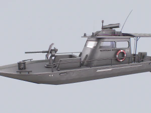 Maritime patrol vehicle collection 3D Model