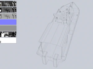 Maritime patrol vehicle collection 3D Model
