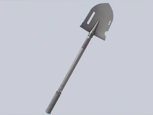 Combat shovel 3D Model
