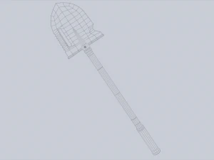 Combat shovel 3D Model