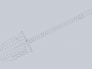Combat shovel 3Dモデル