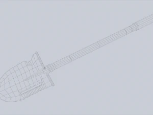 Combat shovel 3D Model