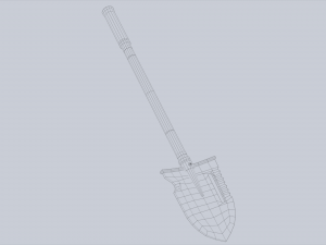 Combat shovel 3Dモデル