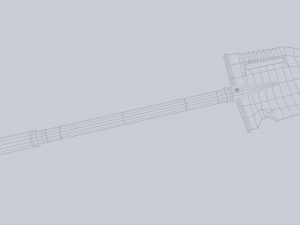 Combat shovel 3Dモデル