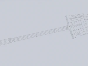 Combat shovel 3D Model
