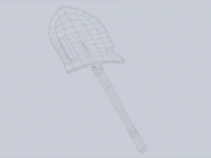 Combat shovel 3D Model