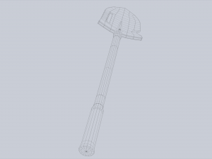 Combat shovel 3Dモデル