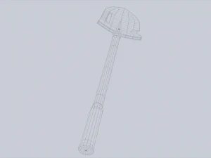 Combat shovel 3D Model