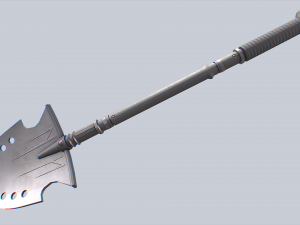 Combat shovel 3D Модель