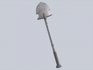 Combat shovel Modelo 3D
