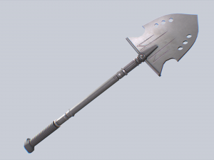Combat shovel Modelo 3D