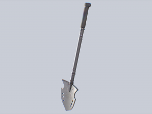 Combat shovel Modelo 3D