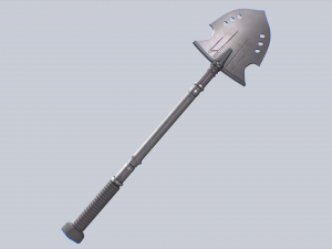 Combat shovel Modelo 3D