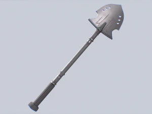 P&aacute; de combate Modelo 3D