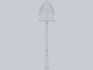 P&aacute; de combate Modelo 3D