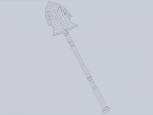 P&aacute; de combate Modelo 3D