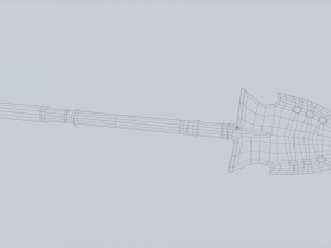 Combat shovel Modelo 3D