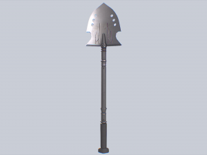 Combat shovel Modelo 3D