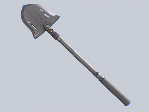 Combat shovel Model 3D