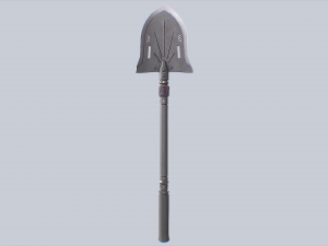 Combat shovel Model 3D